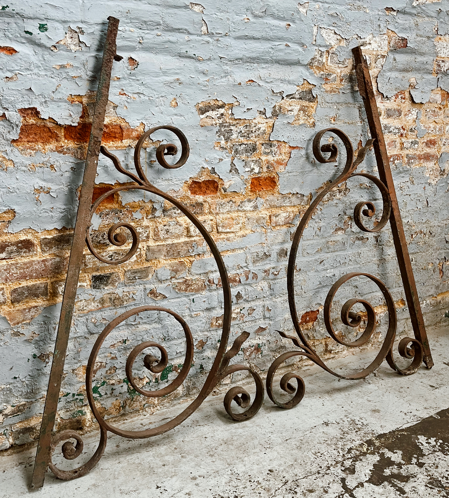 A pair of French Awning Brackets